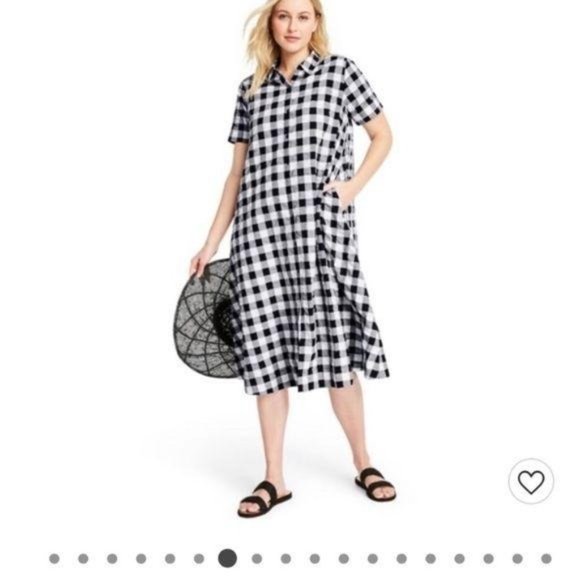 NEW Lisa Marie Fernandez for Target Gingham Dress - Picture 3 of 6